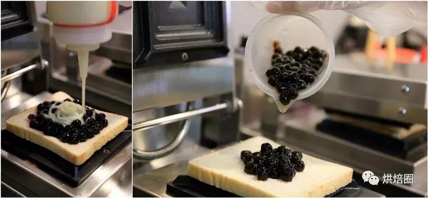 厦门黑糖珍珠爆浆吐司,网红珍珠爆浆面包