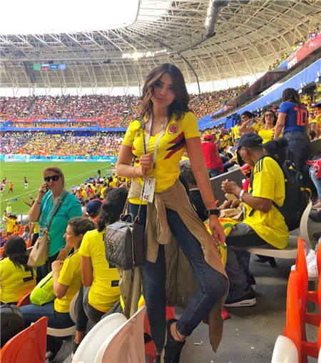 世界杯哥伦比亚女球迷,j罗14年世界杯的女朋友