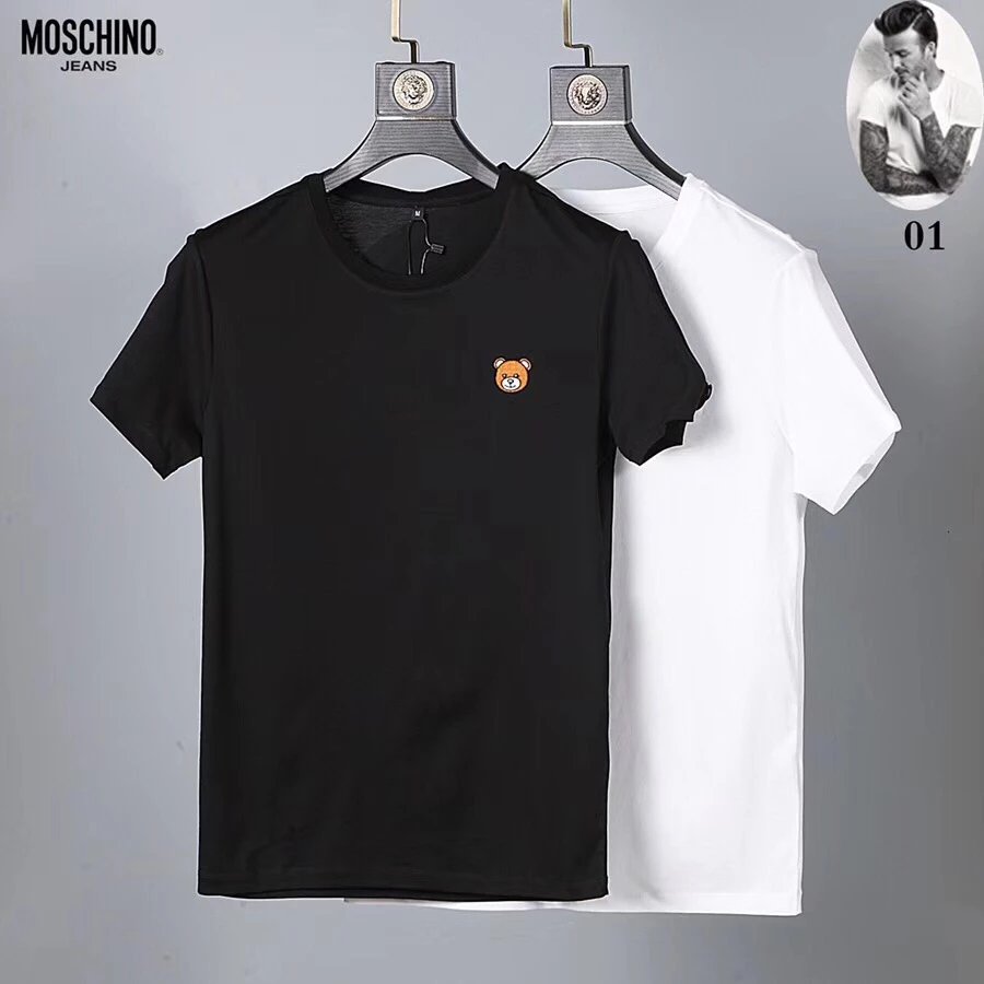 阿玛尼短袖最新款时尚,moschinot恤灰色