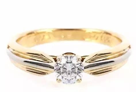 18k金钻戒小了能改大吗,18k金钻戒内侧有钢印吗