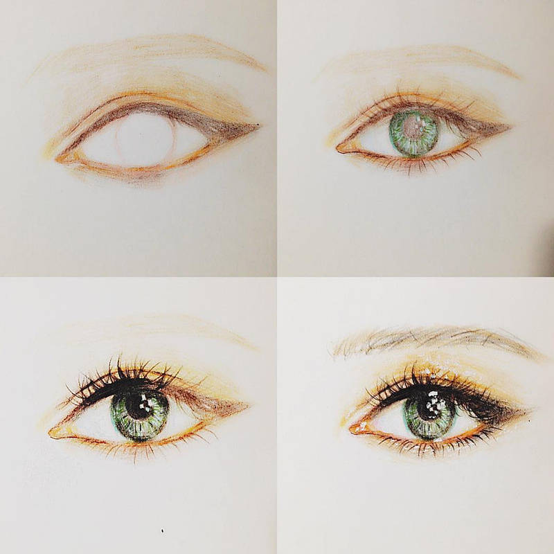 画眼睛的100种方式图片,画眼睛的100种画法怎么画
