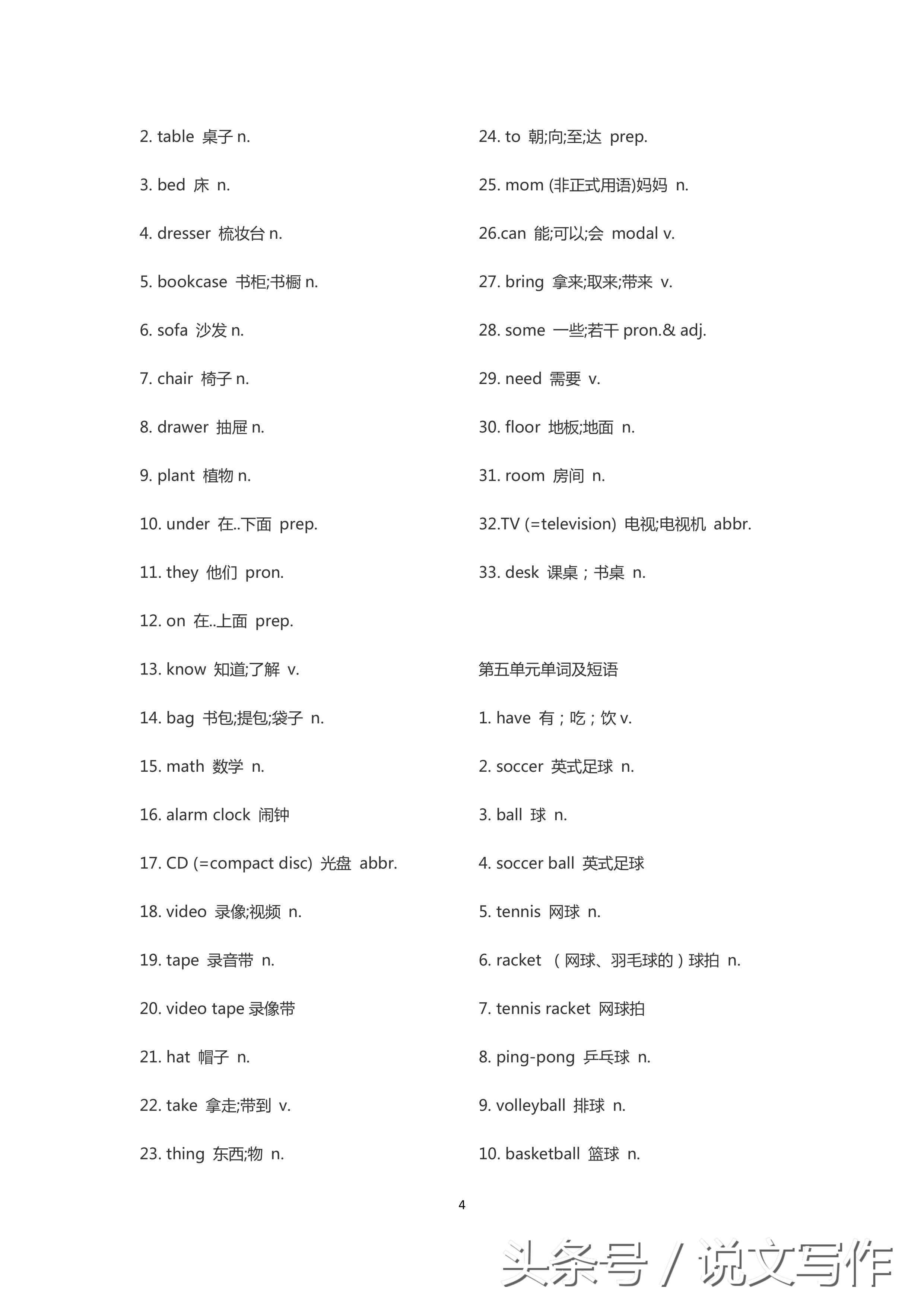 小升初必记之初一英语单词，提前背会，想不成为学霸都难！