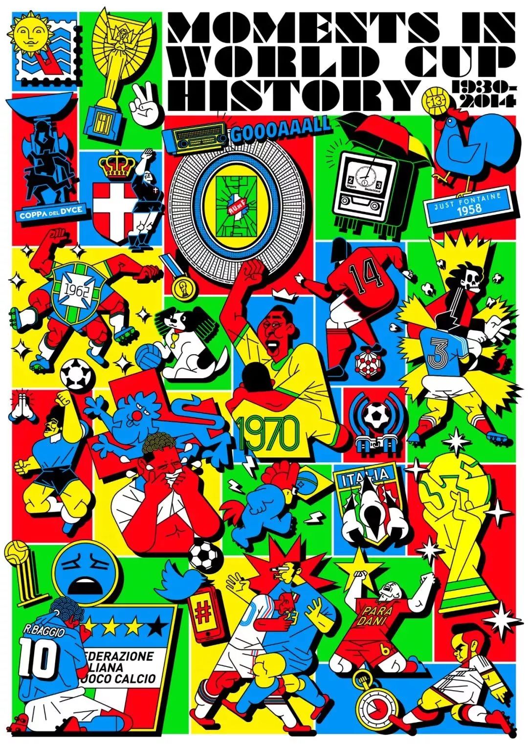 当插画遇到舞蹈,世界杯足球插画