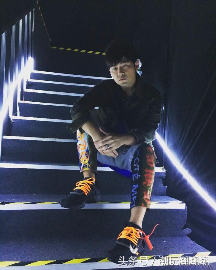 周杰伦上脚全新OWxNike,余文乐的鞋居然是黑人送的!