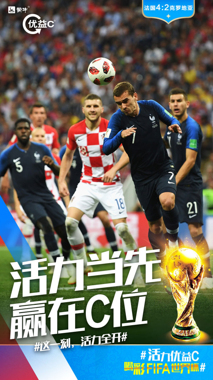 世界杯法国队夺冠,世界杯借势海报