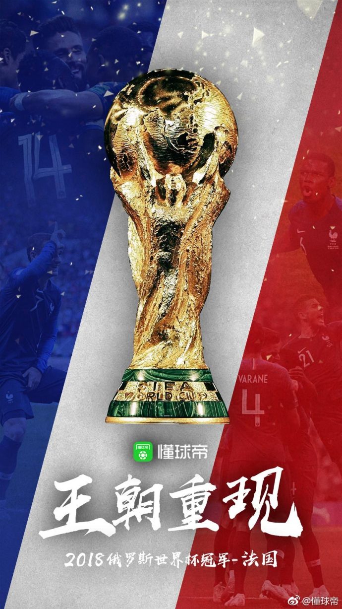 世界杯法国队夺冠,世界杯借势海报