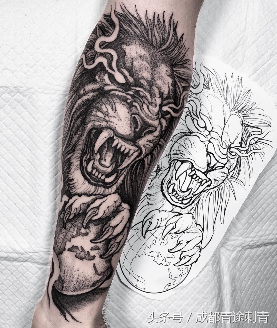 从球场到纹身店，一个差点被足球“耽误”的纹身师