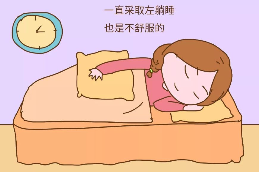 孕期一直躺着静养,孕期左侧卧位睡觉感觉疼痛