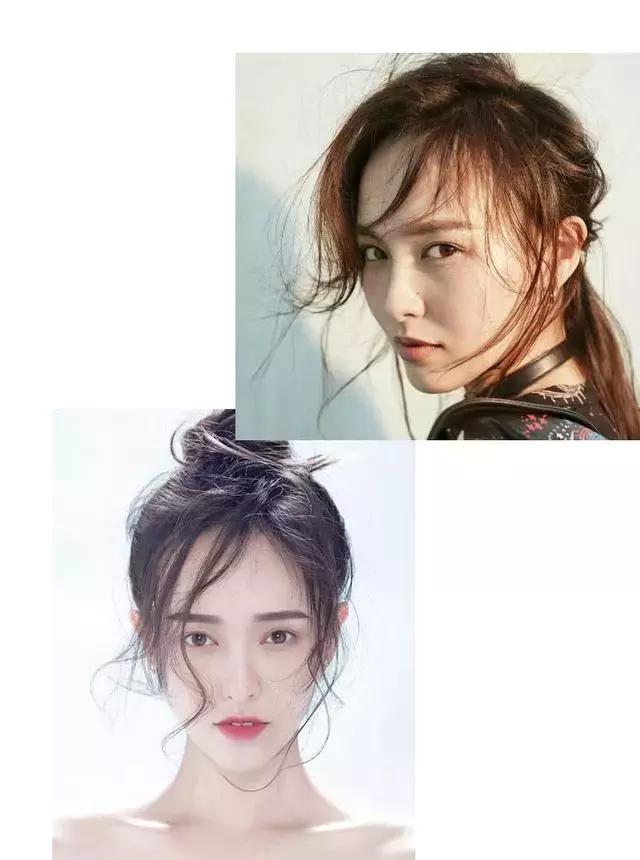 杨幂全脸脂肪填充图片,杨幂胎毛发际线教程