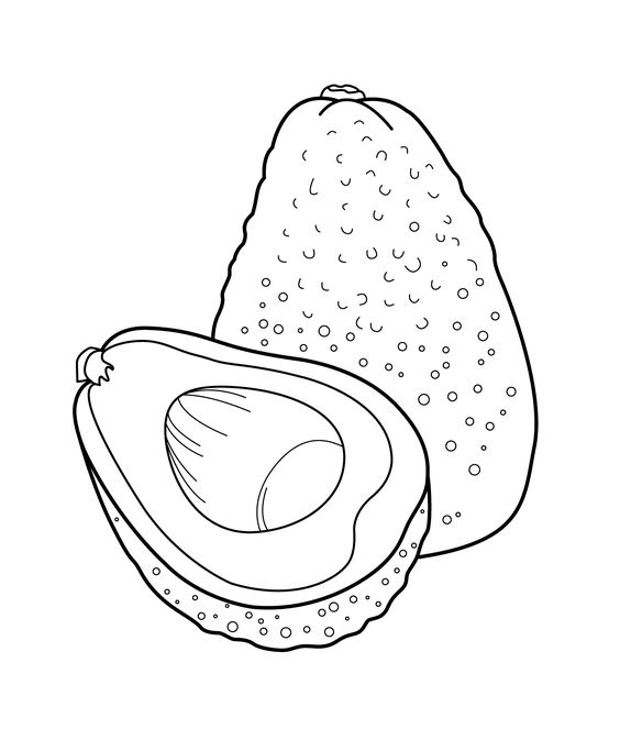100个水果蔬菜简笔画,各种水果简笔画手稿