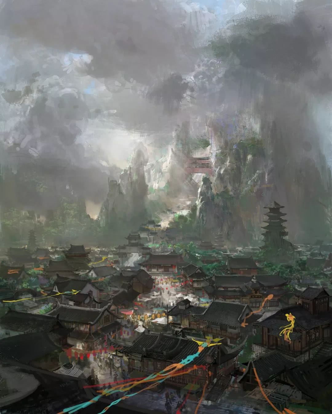 风语咒中最美镜头,风语咒原画