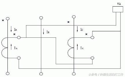 图解电流互感器的正确接线方法,电流互感器的极性一般按什么标注