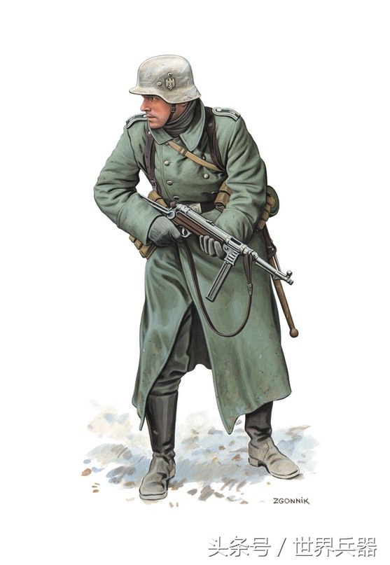 二战德军武器图片彩绘,二战中德军超帅