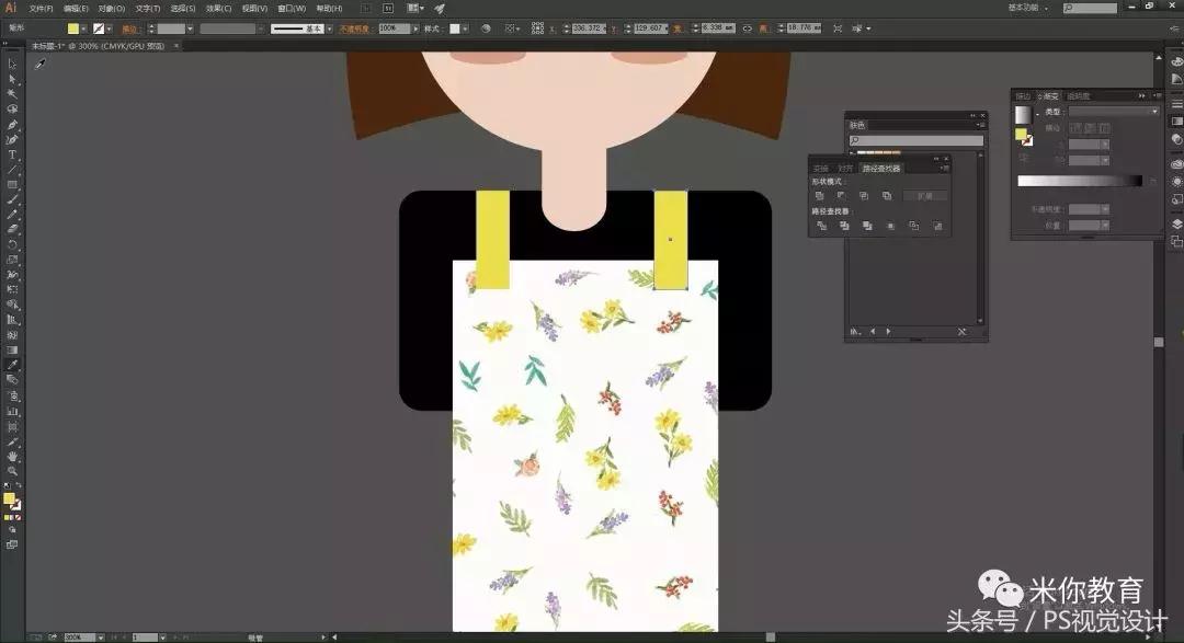 ai软件画人物教程,ai绘制卡通人物插画步骤