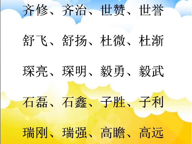 怎样给双胞胎取名好听又优雅,双胞胎名字怎么起好听点