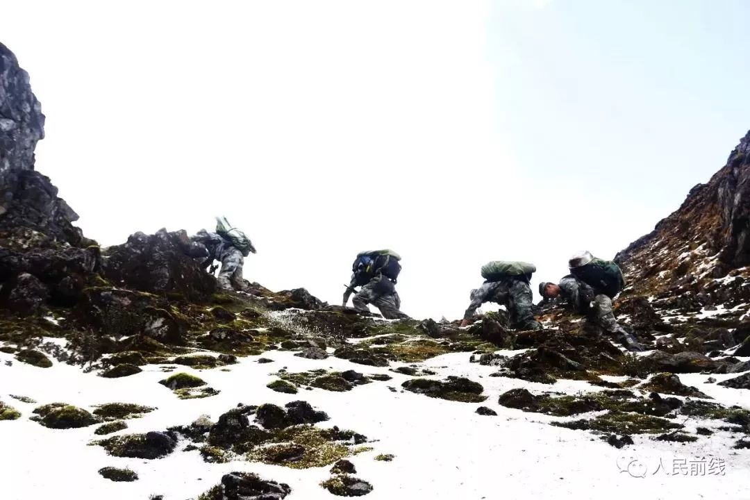 西藏军人真实照片,墨脱边防军人真实照片