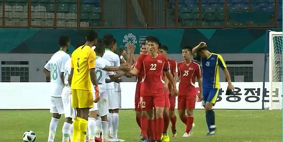 亚运男足输了没,亚运男足8强朝鲜伊朗比赛结果