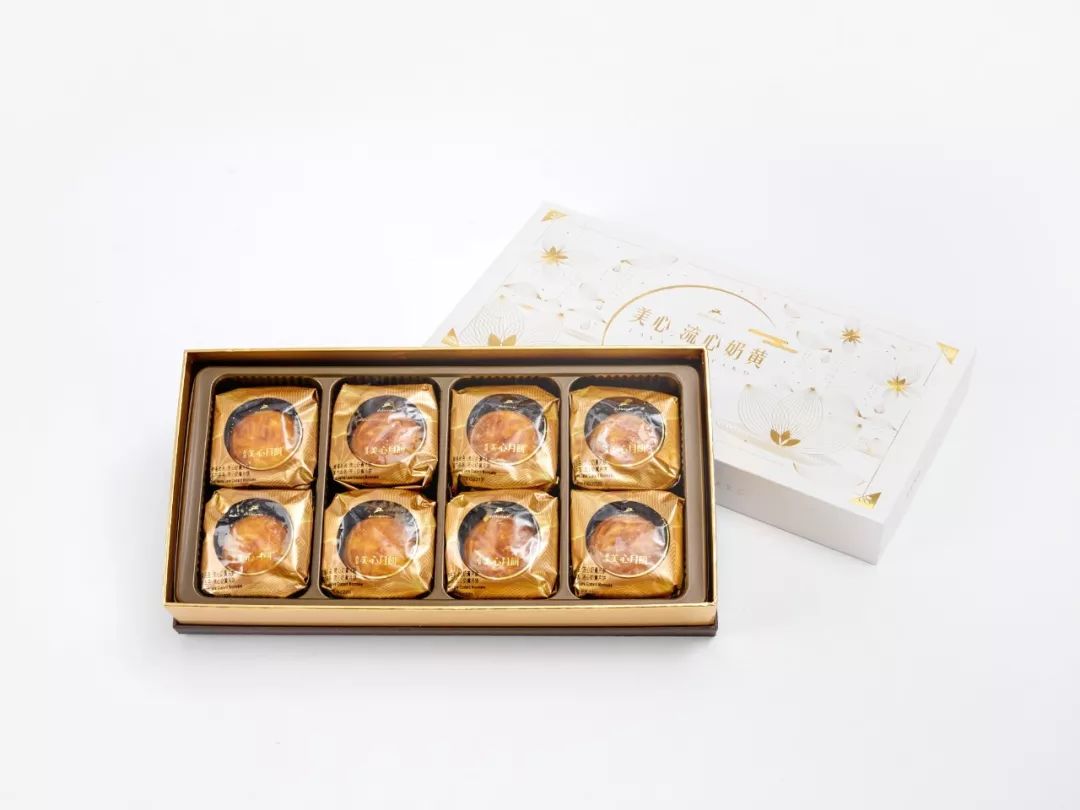 港式奶黄流心月饼礼盒6只装,奶黄流心月饼香港真货