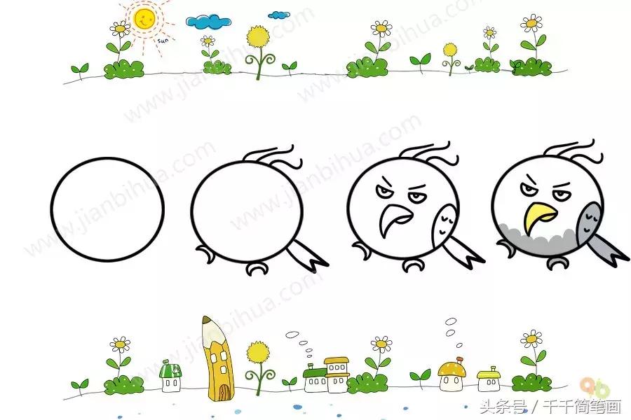 读儿歌学画画的简笔画,儿歌童谣学画画