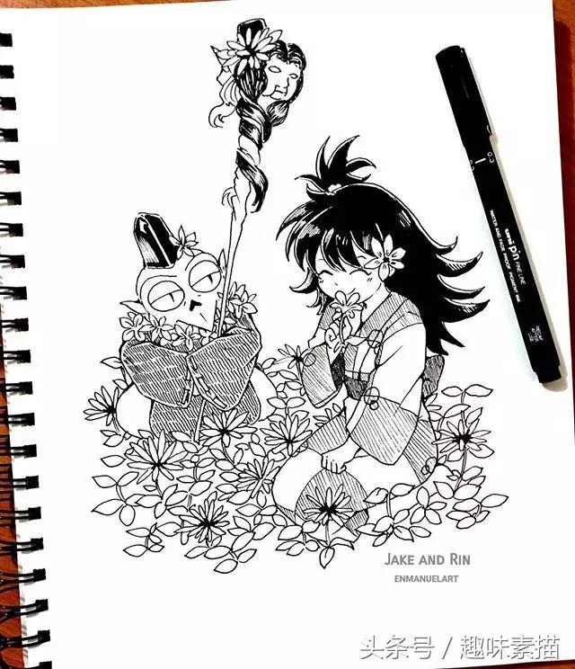 动漫人物手绘铅笔稿教程,动漫人物手绘铅笔稿