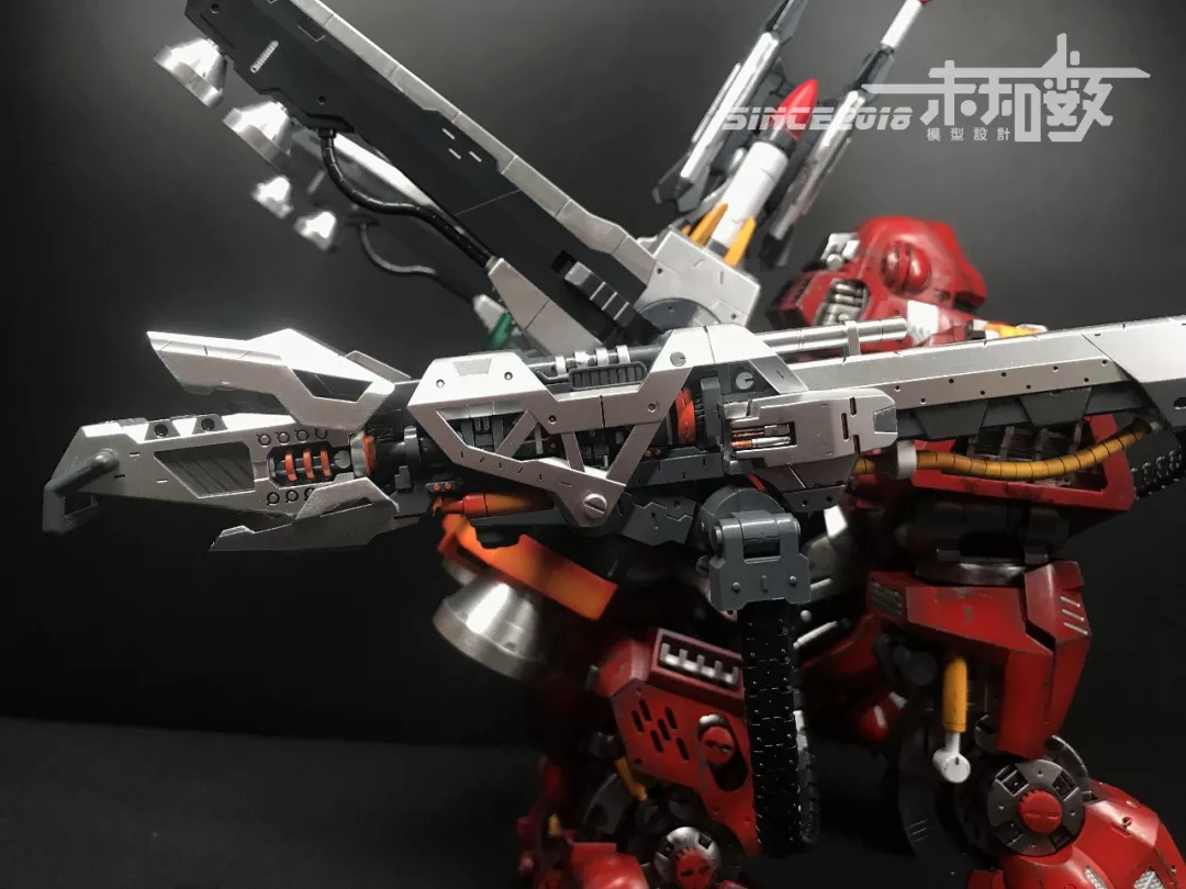 佳作：镇宅巨兽，猩红金刚，索斯机械兽模型涂装作品