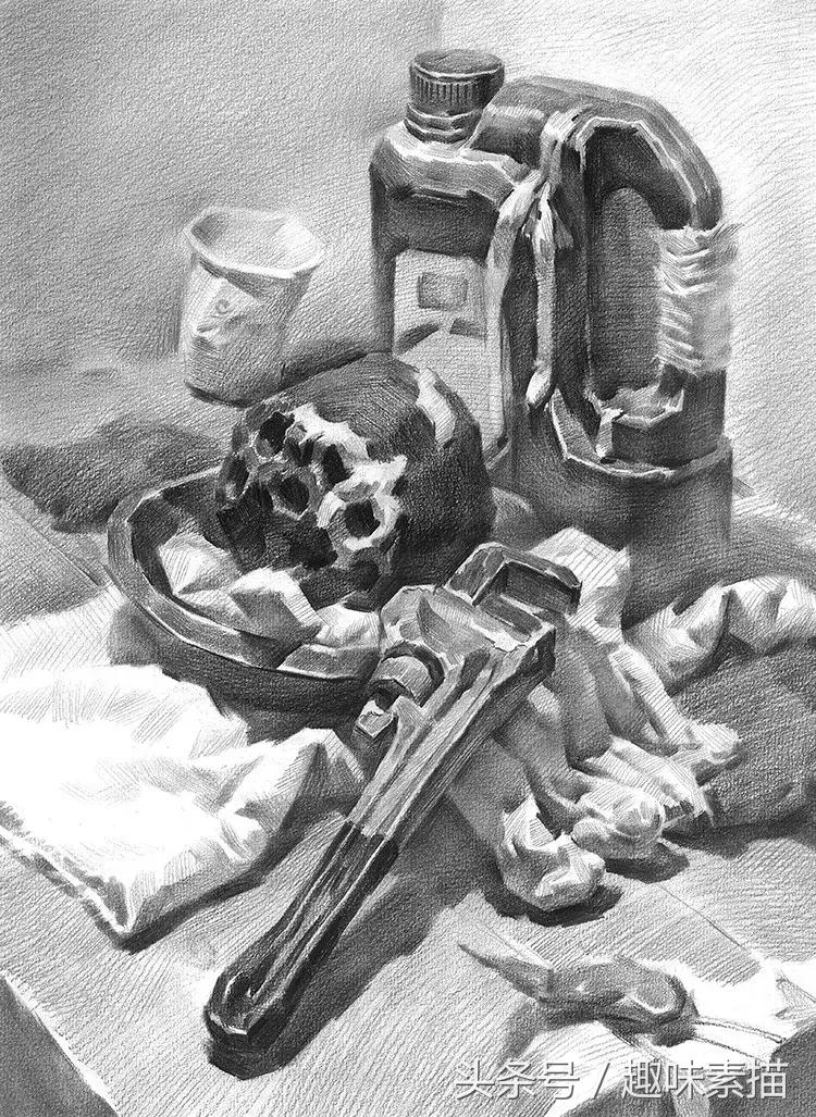 想画好素描头像先学会这三个方法,如何画好静物素描