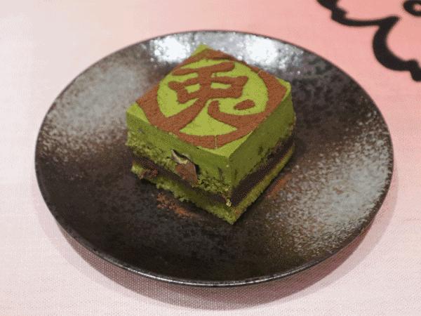 一家抹茶甜品店,日式抹茶味甜品店