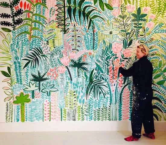 家周围的墙绘,家里的一处角落墙绘