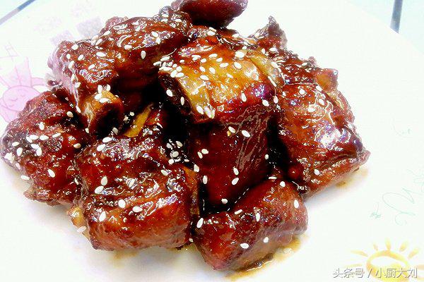 糖醋排骨不要太甜的做法,糖醋排骨不要炒糖色