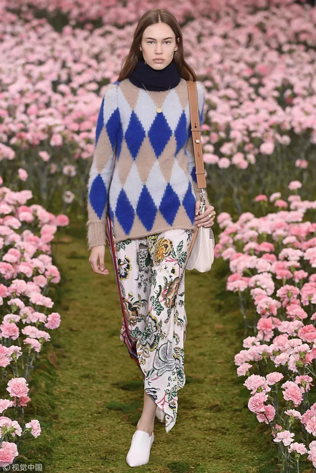 菱格红毛衣,毛衣菱格纹花样图解