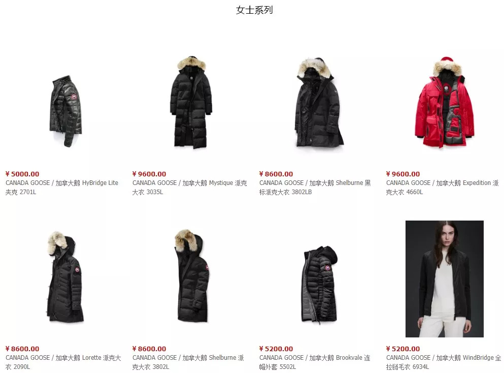 1万一件加拿大鹅卖500元,一万多的加拿大鹅值多少钱