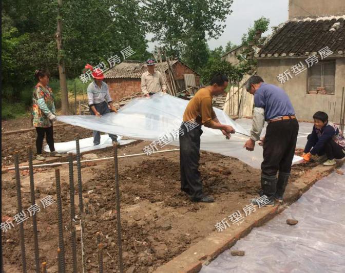 一楼基础如何做防潮处理,农村房屋基础防潮土工布处理