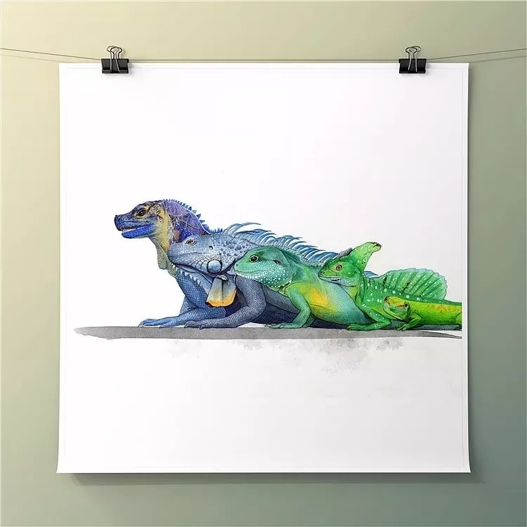 拥有800万超高人气，看看这位大神，是如何用水溶彩……