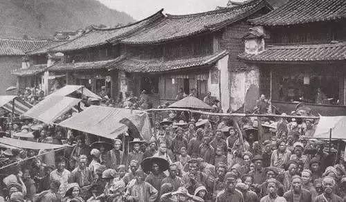丽江古城老照片90年代,丽江永胜县城老照片