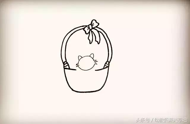 简笔画漂亮可爱猫咪,萌萌哒简笔画图片可爱小猫咪