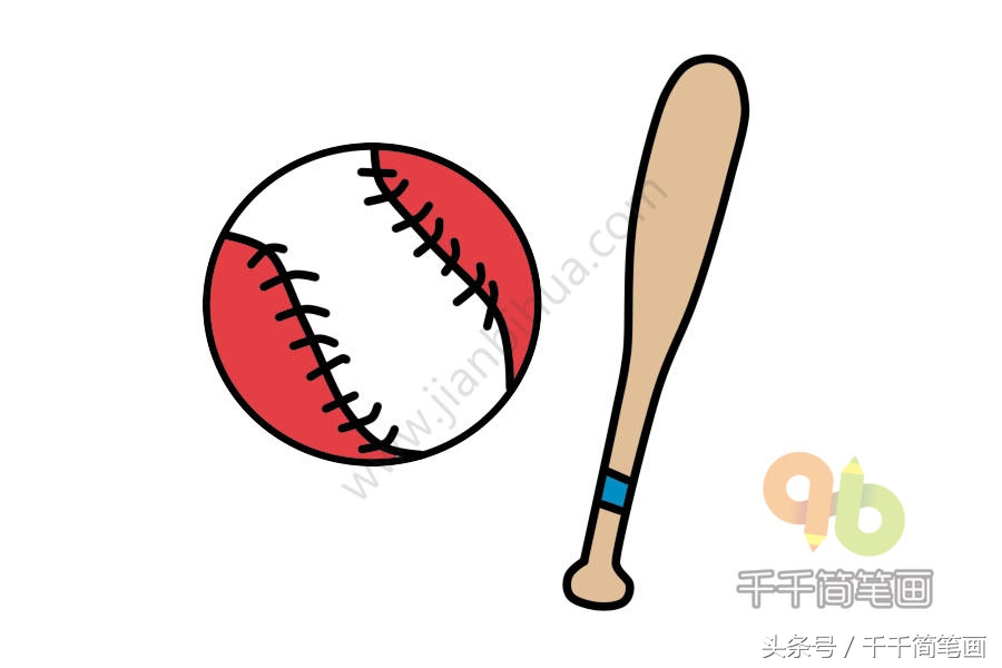 球类简笔画体育项目,球类运动简笔画简单又好看