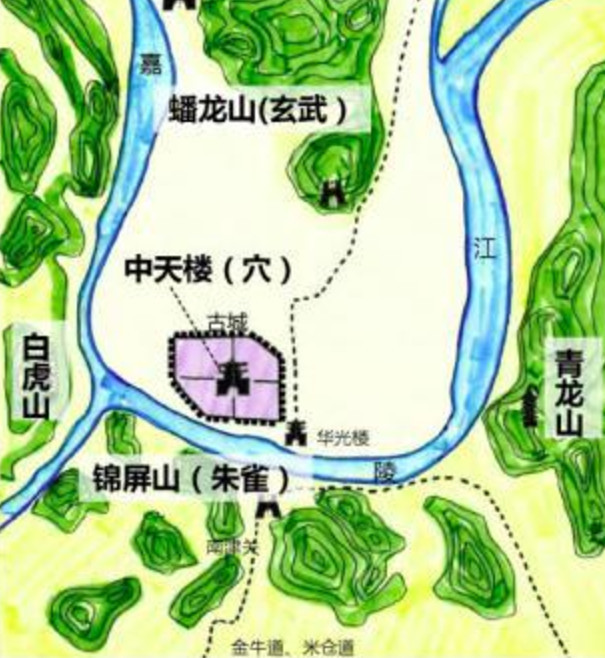 四川第一风水城,四川风水之地