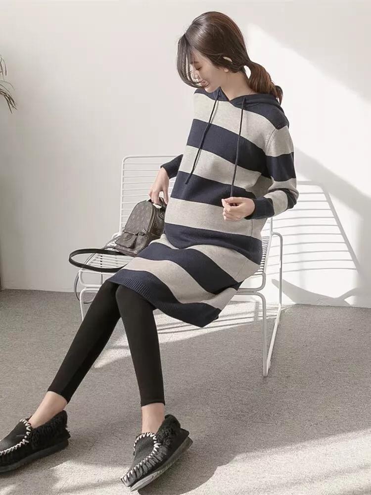 适合孕7-9个月的孕妇装显瘦,时尚的孕妇装显瘦好看极了