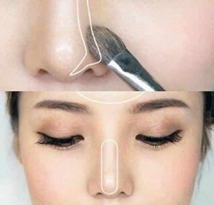 专业化妆师鼻影画法教程,御用化妆师鼻影修容教程