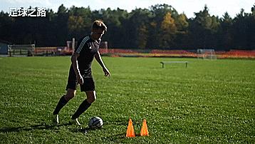 足球技巧教学分解动作,足球身体假动作