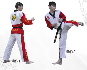 跆拳道实战中旋踢后面加什么腿法,跆拳道里面的打麻将准能赢的腿法