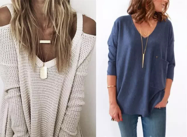 百搭抽拉毛衣链,毛衣链百搭木制