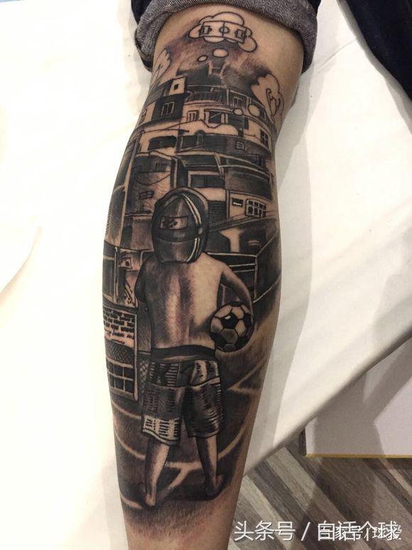 内马尔纹身帅照,内马尔的纹身为啥能一直换