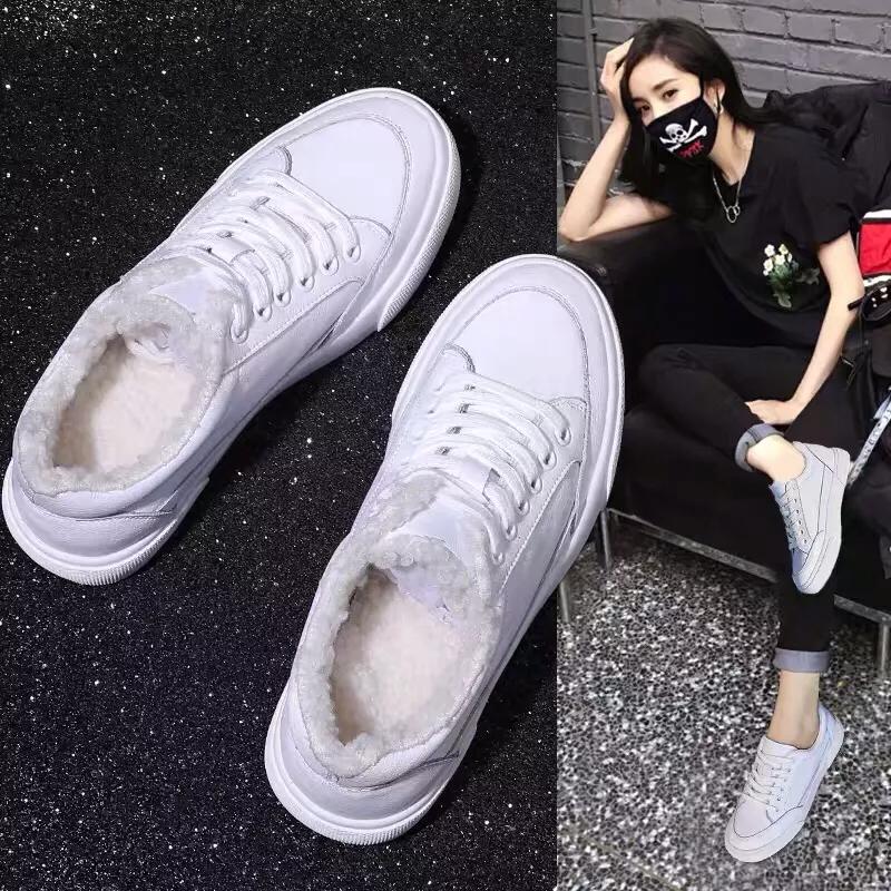 冬季加绒小白鞋加厚百搭,秋冬加绒小白鞋推荐