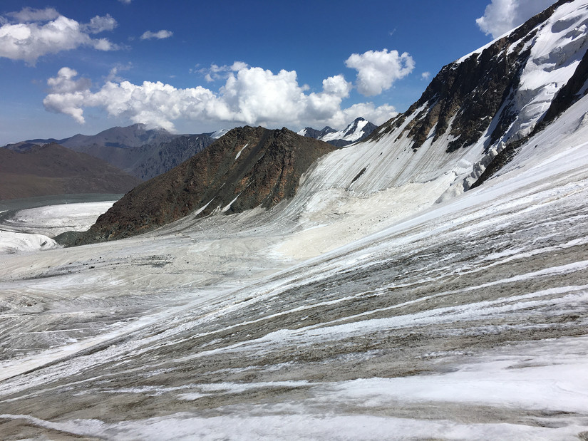徒步到博格达峰,博格达环线雪域