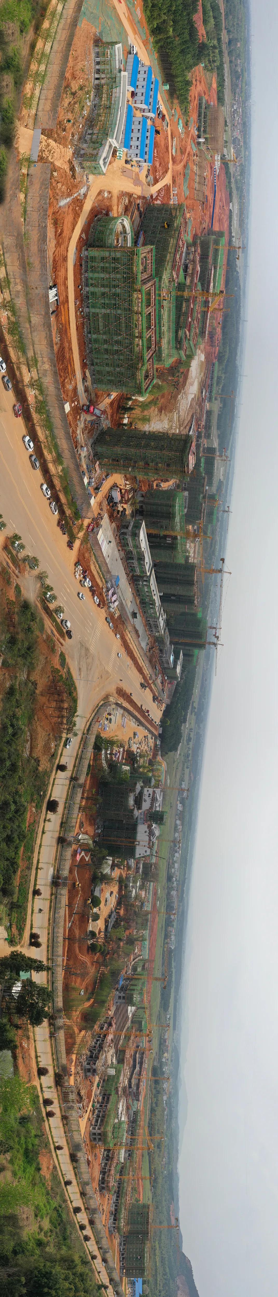 航拍视频！抚州正在建设十二年一贯制临川一中国际足球学校