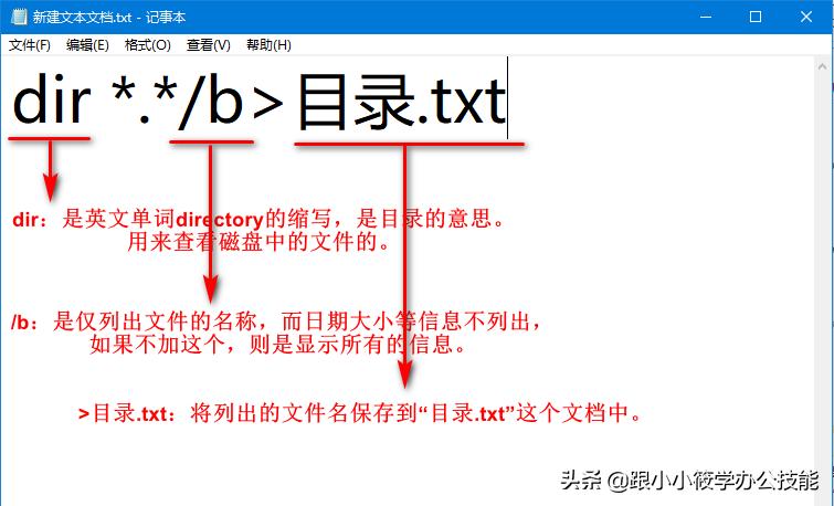 如何把多个文件名做成目录,如何把所有的文件做个目录出来