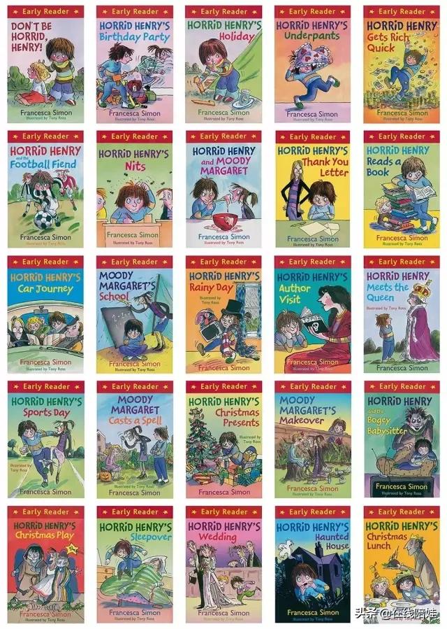 风靡欧美20年，HorridHenry淘气亨利·外国经典小说PDF+音视频