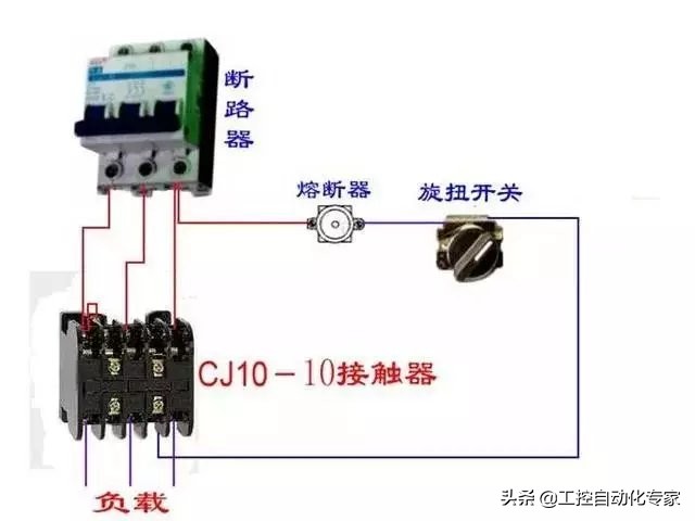 电表上断路器怎么接线真实图,单相电表与三相断路器接线图