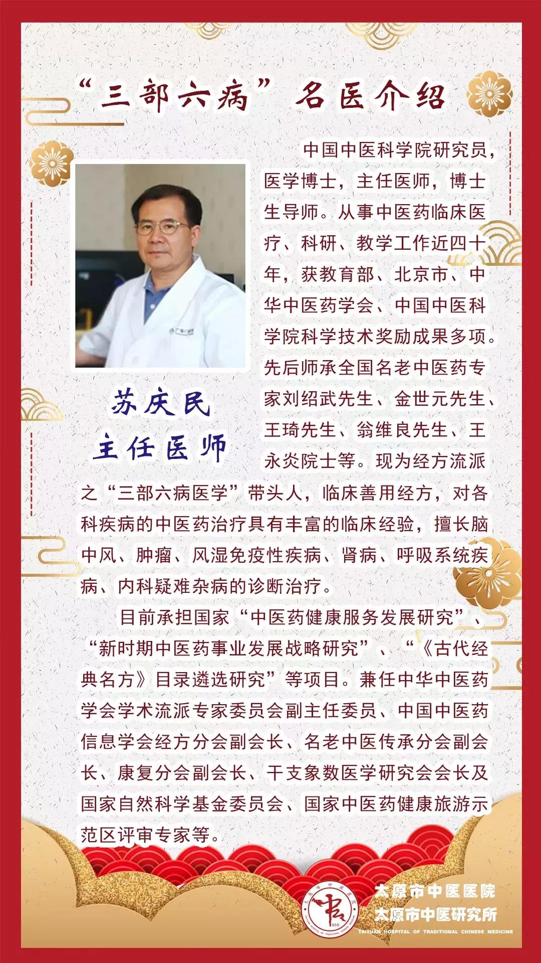 喜讯！市中医院“三部六病”学术流派传承工作室签约专家出诊信息